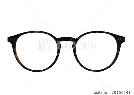メガネ 眼鏡 丸メガネ 鼈甲の写真素材 Pixta
