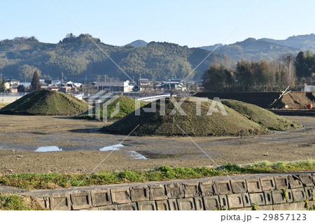 土地改良換地士の写真素材