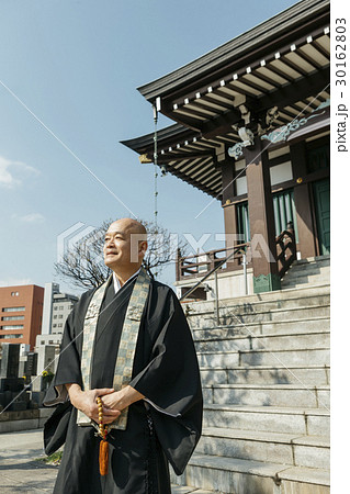 和尚さんの写真素材