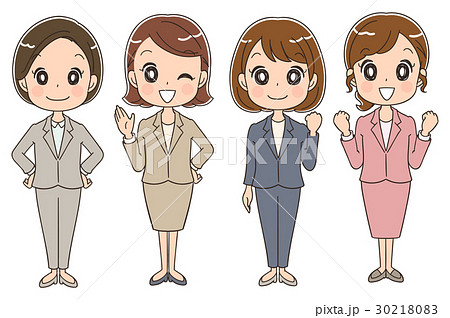 よぴんこ Yopinco さん No 60 のグループ イラスト素材