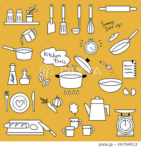 Kitchen Toolsのイラスト素材