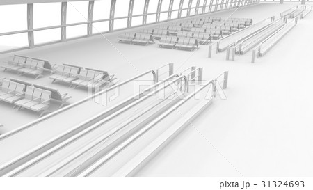 動く歩道のイラスト素材