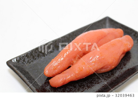 タラの卵巣 スケトウダラの写真素材