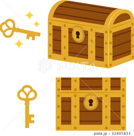 宝箱 鍵のイラスト素材 - PIXTA
