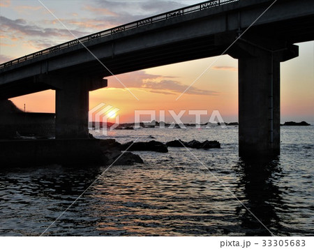 白間津港の写真素材