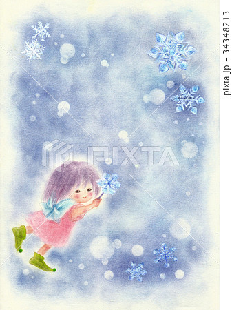 雪の精のイラスト素材