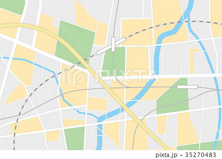 架空の地図のイラスト素材 Pixta