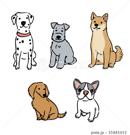 最も検索された 犬 イラスト かわいい 書き方 ベスト 壁紙