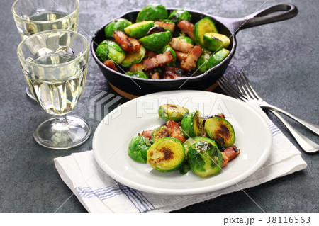 ブリュッセルスプラウトの写真素材