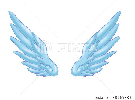 天使 羽 ウィング 白鳥のイラスト素材