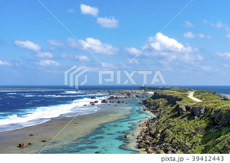 写真　風景　全紙サイズ　沖縄宮古島東平安名崎『翠玉のかなた』 写真 風景 全紙サイズ 沖縄宮古島東平安名崎『翠玉のかなた