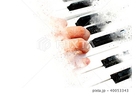 ピアノ 水彩画 楽器 グランドピアノのイラスト素材