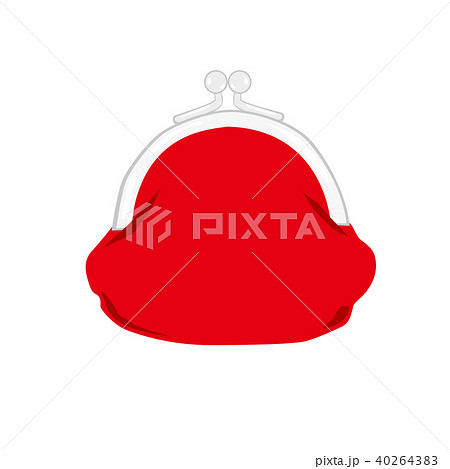 がま口財布のイラスト素材