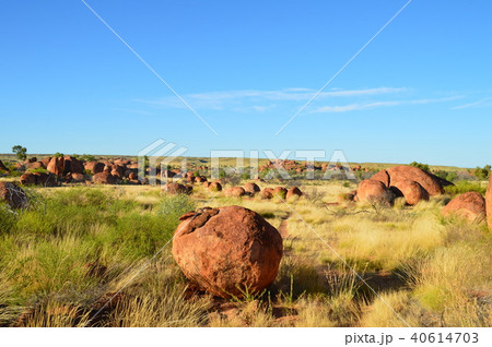 オーストラリア内陸部の写真素材