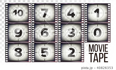 映画 カウントダウンの写真素材