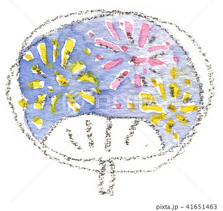 夏祭り うちわ 花火 花火大会のイラスト素材