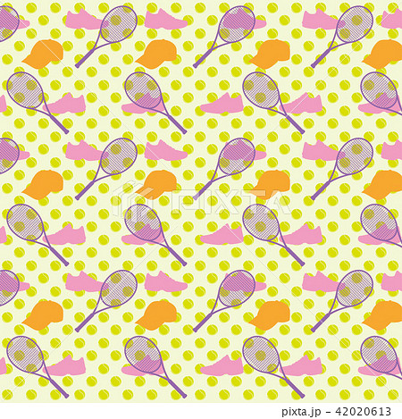 テニスラケット ラケット イラスト ガットのイラスト素材