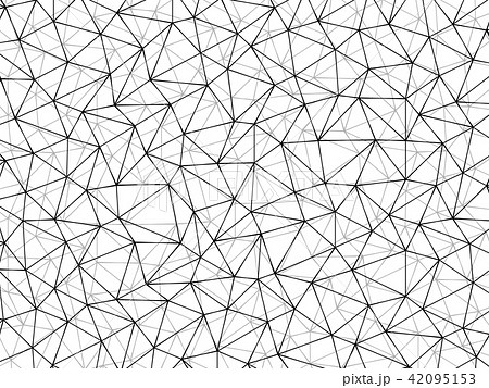 ベクター 幾何学模様 白黒 モノトーンのイラスト素材