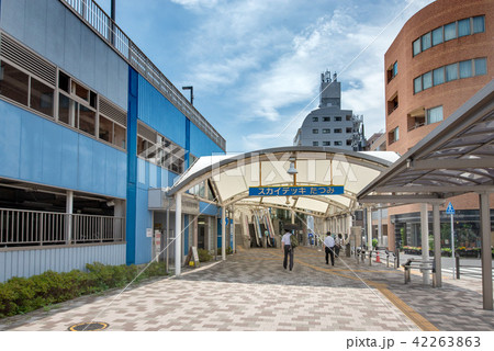 新小岩駅前交番 新小岩交番 交番 新小岩駅交番の写真素材