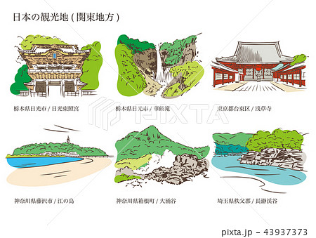 日光東照宮のイラスト素材