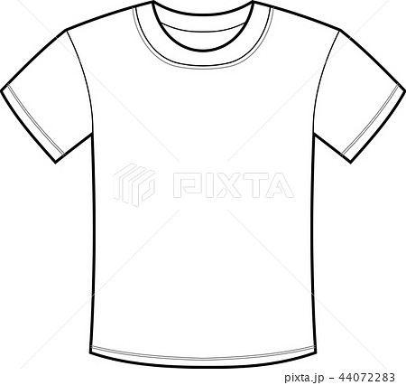 Tシャツ 半袖 服 衣類のイラスト素材 Pixta