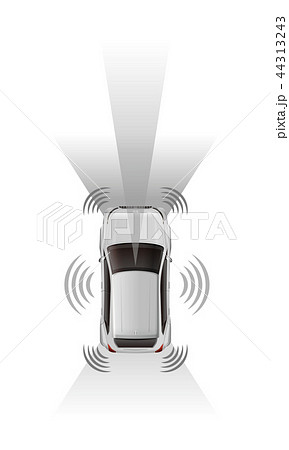 レーダーのイラスト素材