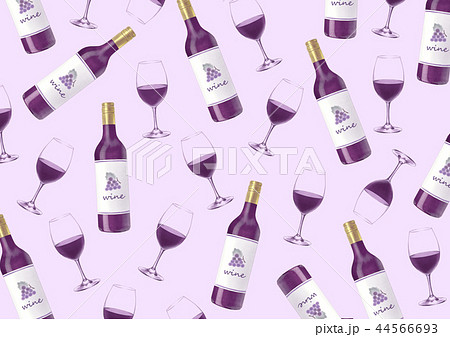 壁紙 ワイン 赤ワイン ワイングラスのイラスト素材