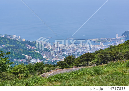 熱海 熱海市 展望台 相模湾の写真素材