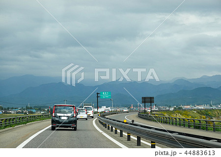 会津縦貫北道路の写真素材