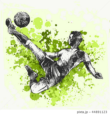 壁紙 スポーツマン 選手 サッカー選手の写真素材