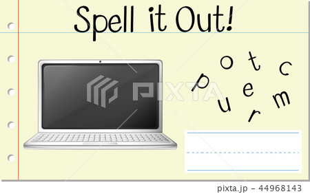 English イングリッシュ 英語 スペルのイラスト素材