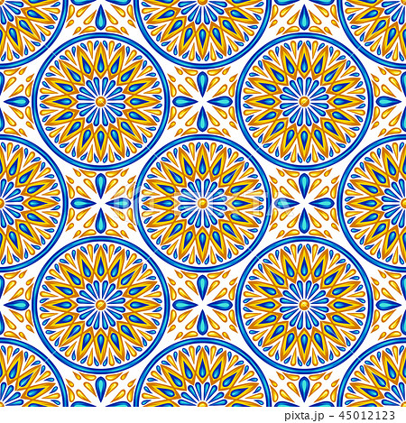 モロッコ 模様 パターンのイラスト素材