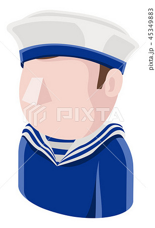 セーラー 男性 海軍のイラスト素材