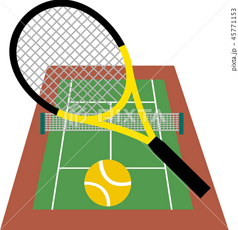 ソフトテニスのイラスト素材 Pixta