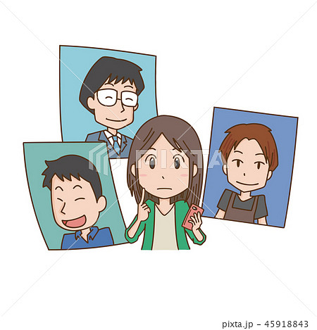 合コンのイラスト素材