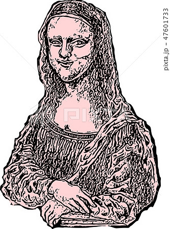 モナリザのイラスト素材