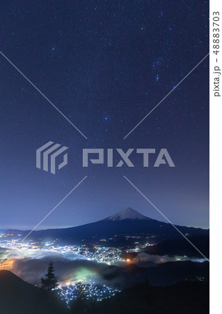 シリウス 星の写真素材