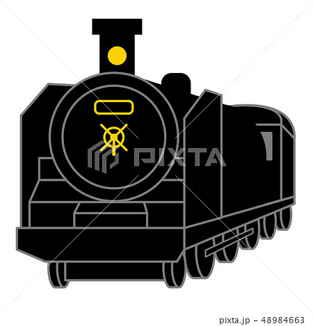 機関車 蒸気機関車 のベクター素材集 ピクスタ