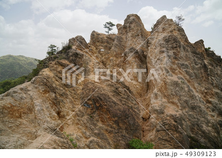 山 岩山 須磨アルプス 自然の写真素材