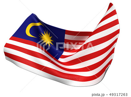 マレーシア国旗の写真素材