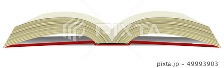 ブック 見開き 書籍 本のイラスト素材
