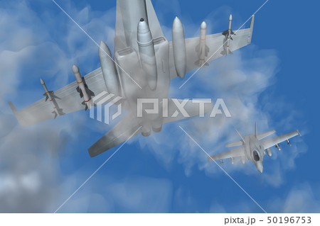 F 2戦闘機のイラスト素材