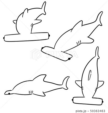 シュモクザメのイラスト素材