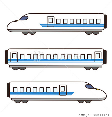 特急列車のイラスト素材