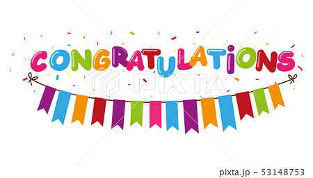 Congratulationsのイラスト素材