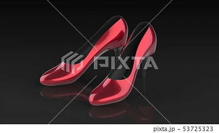 靴 ハイヒール パンプス おしゃれ イラストのイラスト素材