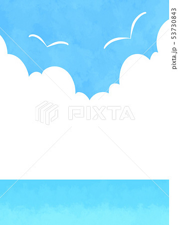 空 入道雲 雲 背景のイラスト素材 空 入道雲 雲 背景のイラスト素材