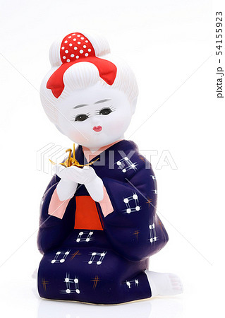 博多人形 女性 人形 日本の写真素材