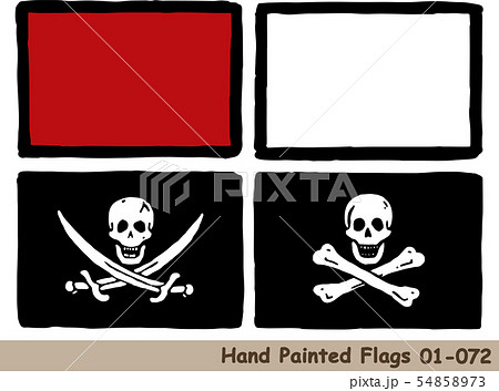 海賊旗の写真素材