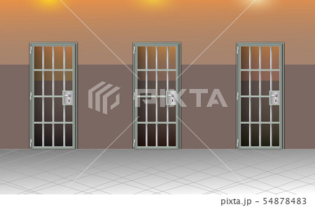 刑務所 背景 監獄 刑務所跡のイラスト素材